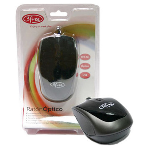 MOUSE 3FREE MCN301 color negro-DN1 MOUSE 3FREE MCN301 color negro